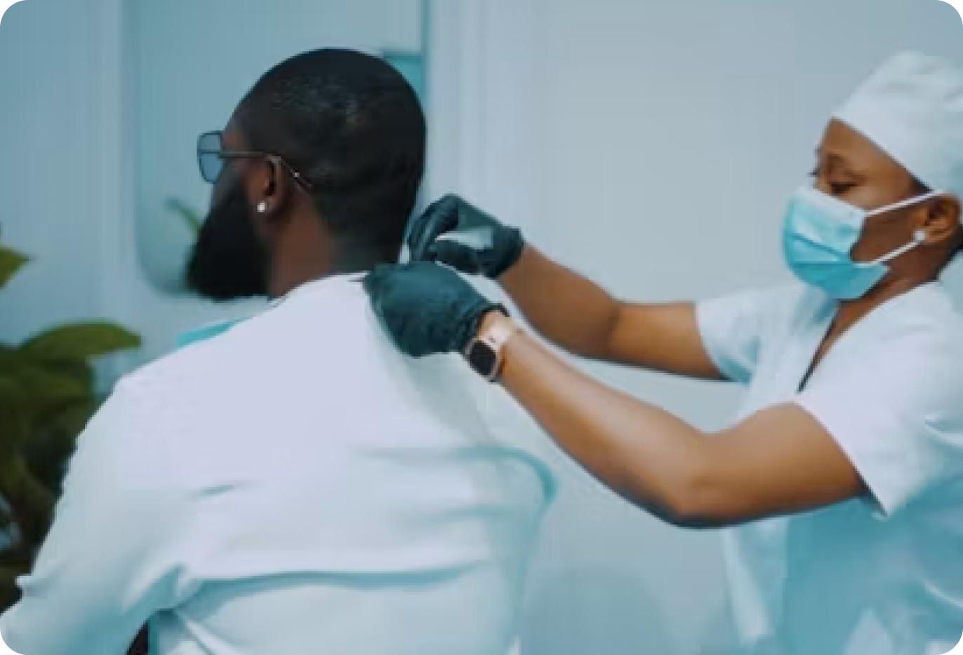 A MedLYFE physician consulting with a patient